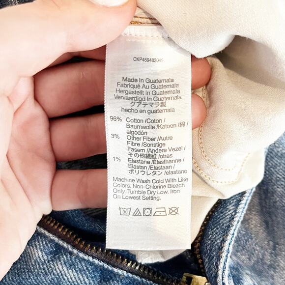 Madewell The Roadtripper High Rise Slim Boyjeans Ripped Edition Blue 26 - Picture 7 of 9